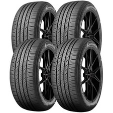 (QTY 4) 225/60R18 Kumho Crugen HP71 104V XL Black Wall Tires