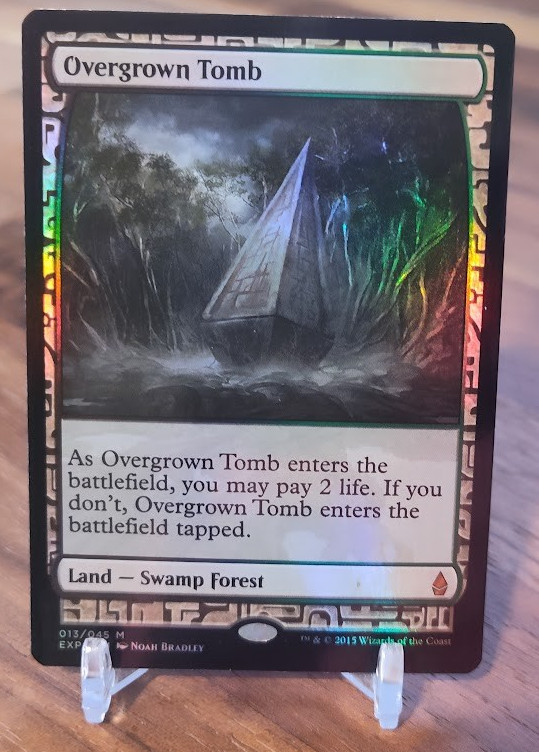 MTG FOIL Overgrown Tomb Zendikar Expeditions NM - MINT Magic the Gathering Card