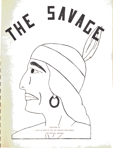 1949 Hot Springs High School Yearbook Savage, Hot Springs, Montana - Picture 3 of 24