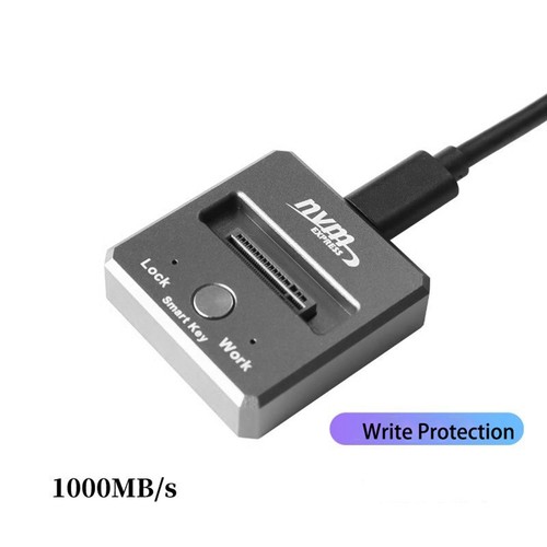 Adaptateur SSD d'accueil 10 Gbit/s M2 SATA NVMe vers USB 3.1 SATA NVMe Dual Pr6712 - Photo 4/7