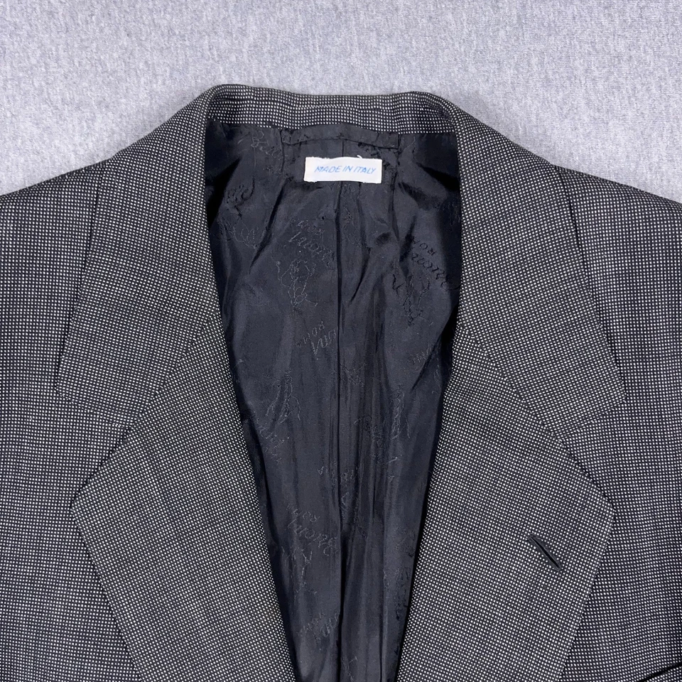 Blazer Brioni de Colección Para Hombres IT 50 / US 40 Gris Lana Hecho en Italia Foto 3 de 4