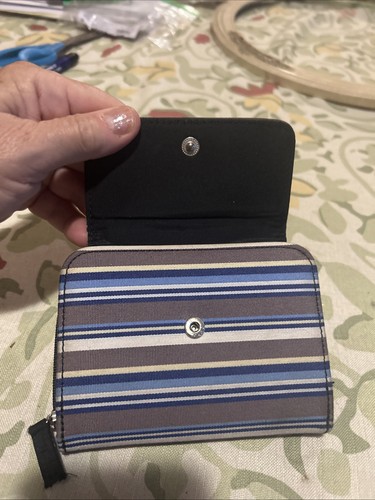 Prada Milano Striped Fabric Wallet - Bild 2 von 7
