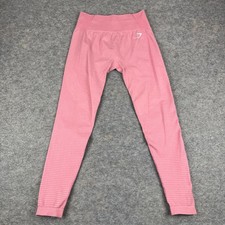 Gymshark Vital Seamless Leggings 24" Cropped Nylon Pink Womens Medium M