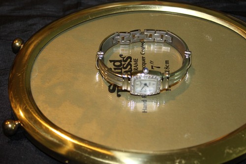 Reloj ANN KLEIN Diamante Plata de Ley *MIRA* - Imagen 3 de 11