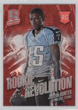 2013 Panini Spectra Rookie Revolution Red /25 Justin Hunter #16 RC