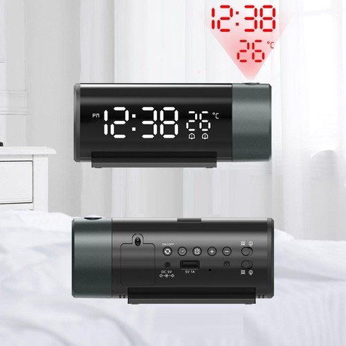 Sleek Design Digital Projection Clock With User Friendly Controls For Operation - Picture 4 of 12