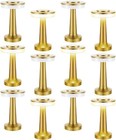 VIHOSE 12 Pcs Gold Cordless LED Table Lamps Touch Sensor 3-Color Dimming #R02