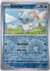 Cubchoo 053/197 Obsidian Flames Reverse Holo