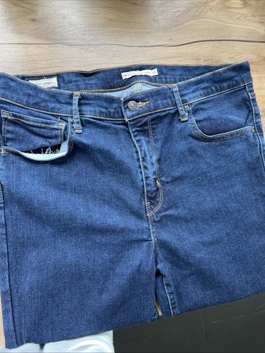 Women's Levi’s® 720 High Rise Skinny Jeans 'Dark Blue’ Size 33 - Picture 3 of 4