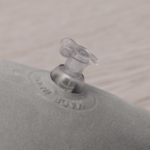 2 Stück Ultraleichte Kissen PVC Beflockung Aufblasbar Reise Nacken Camp Backpacking - Bild 5 von 11