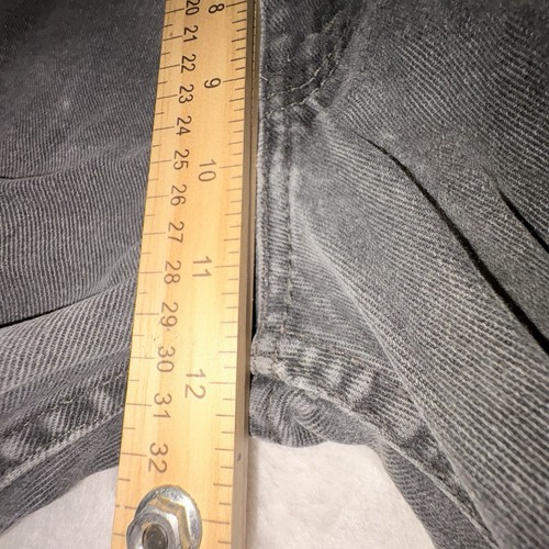 Vintage Levi’s 505 Jeans Men 33x34 Black Regular Fit Straight Leg ‘89 Comfy - Picture 11 of 14