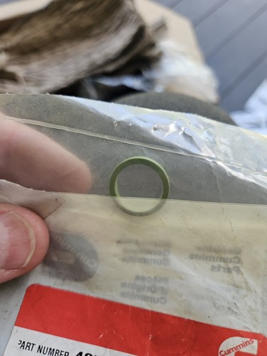 CUMMINS SEAL RECTANGULAR RING 4076823 OEM NOS 4076823 FREE SHIPPING - Bild 3 von 3