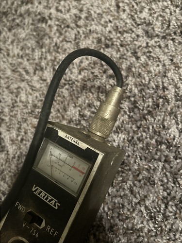 Veritas Vintage V754 SWR STANDING WAVE Bridge & Field Strength Meter - Zdjęcie 3 z 7