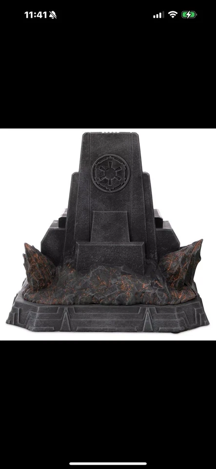 Disney Store Darth Vader On Throne Bronze Finish Statue Light Up - Image 4 of 4