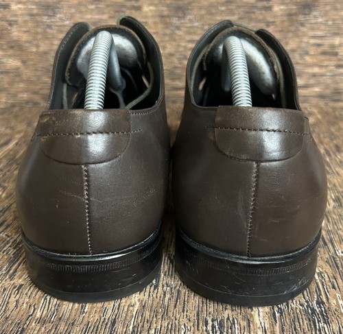 Hugo Boss Brown Leather Derby Lace Up Dress Shoes Loafers 10350 Men’s Sz US 10.5 - Picture 11 of 20