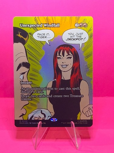 MTG Universes Beyond Marvel Unexpected Windfall Borderless Foil NM - Bild 1 von 2