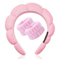 Haarband Set 3 StüCk Kosmetik Spa Make Up Schwamm Damen Hautpflege Yoga Dusche