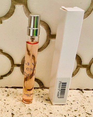 Lancome LA VIE EST BELLE  Eau de Parfum  .34 oz/10 oz SPRAY Travel Size