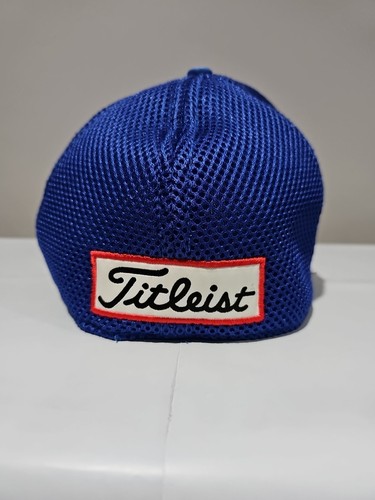 Gorra de golf Titleist Pro V1 FJ FootJoy para hombre S/M azul ajustada ligera - Imagen 4 de 8