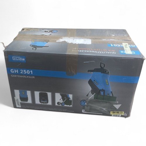 F1 Güde Elektro Gartenhäcksler Häcksler Schredder Holzhäcksler GH 2501 - Photo 11/12