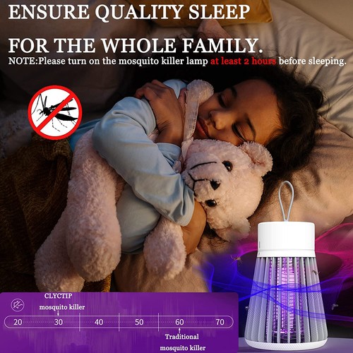 Moskito Killer UV Insektenvernichter Elektrisch LED Lampe Mückenfalle Licht AKKU - Bild 3 von 14