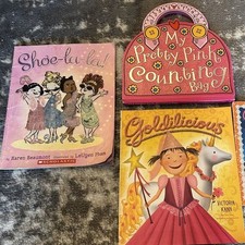 Three Pink, Shoe. Purse Themed Children's Books