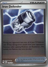 Iron Defender 118/132 Reverse Holo ME Mega Evolution NM