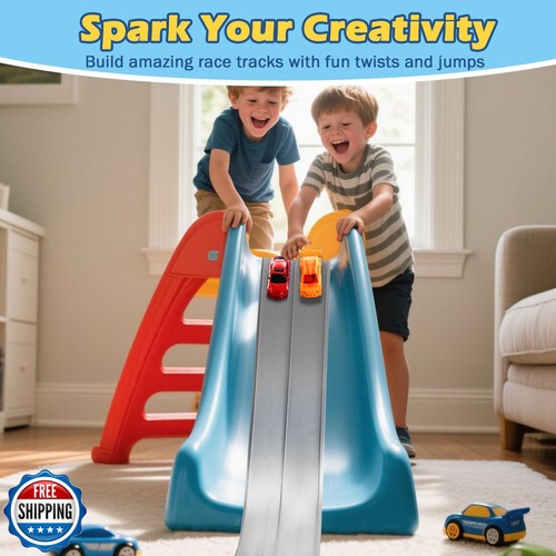 Flexible Race Track for Kids, 15ft Flex Tracks Compatible with Hot Wheels a - Picture 2 of 5