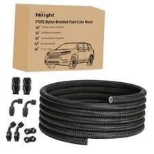 6AN 10FT PTFE Fuel Hose Kit with 8PCS AN6 6AN-10FT PTFE w/Hose Ends
