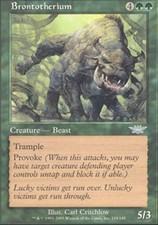 Brontotherium -Foil Medium Play MTG Legions