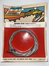 CP AUTO PRODUCTS COMPETITION HOOD PIN CABLE LANYARD KIT DRAG RACE CHEVY NASCAR