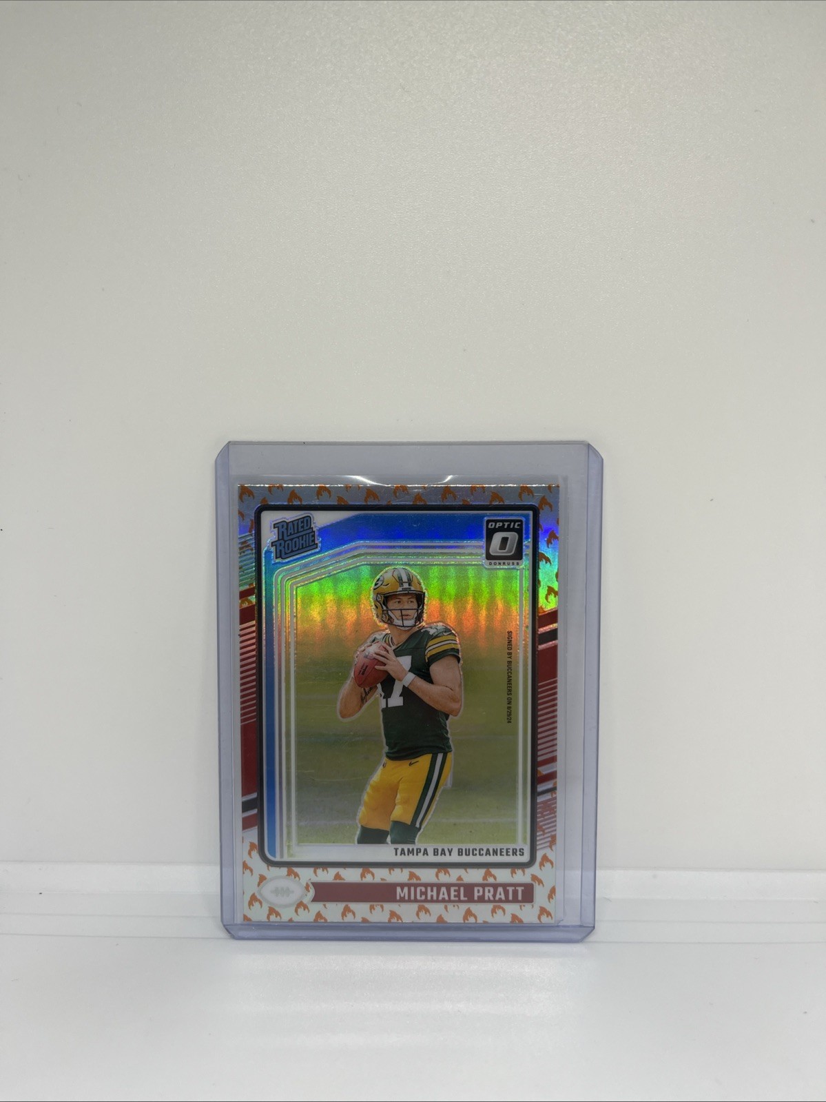 2024 Panini Donruss Optic - #280 Michael Pratt Rated Rookie Fire Emoji SP