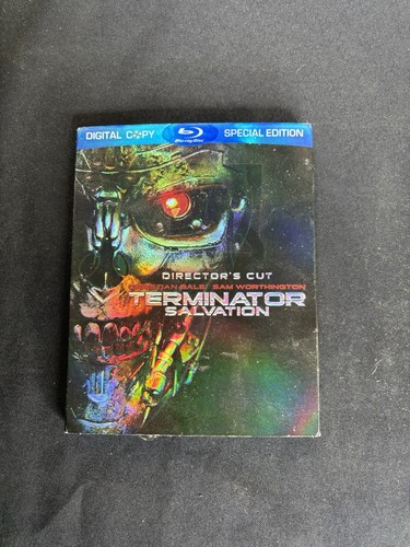 Terminator Salvation: Director's Cut (3-Disc Blu-Ray) + Slipcover. CIB - Picture 1 of 4