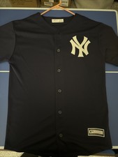 MLB New York Yankees Aaron Judge 99 Baseball Jersey Youth Large 14/16 Blue
