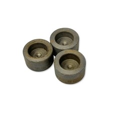 (3) 3/4" Forged Steel Pipe Caps - ASTM A105 B16.11 High Pressure 3000# -USA Made