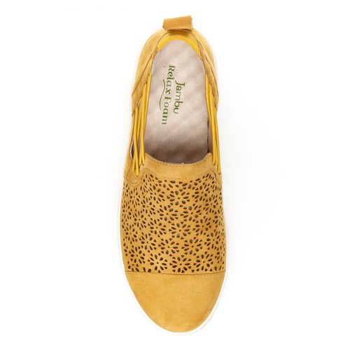 Jambu Women's Erin Slip-On Sneaker Mustard - J1ERN13, Mustard - Picture 5 of 7