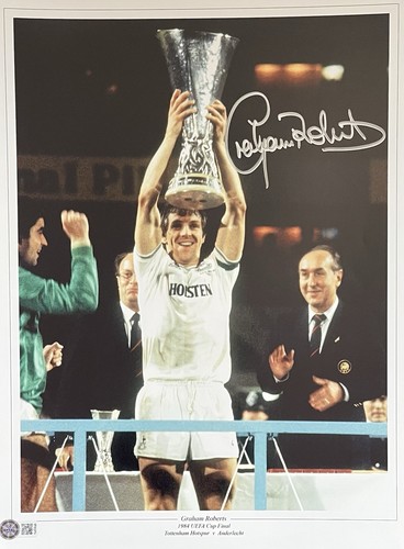 Graham Roberts signiertes 16x12 Spurs Foto AFTAL Authentifizierung 1aC6qk - Bild 1 von 3