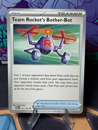 Team Rocket's Bother-Bot 172/182 Sv10: Destined Rivals Regular - Picture 1 of 2