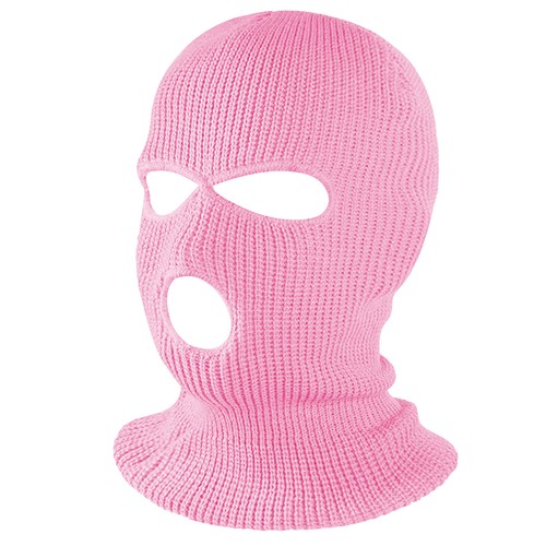 Balaclava 3 Hole Thermal Knitted Ski Mask Motorcycle Full Face Neck Warmer Under - Picture 2 of 16