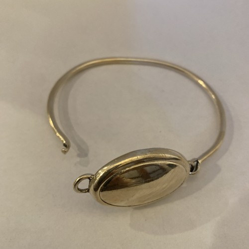 Vintage Mexico Sterling Silber 925 Monogramm Klapparmband gebraucht - Bild 3 von 3
