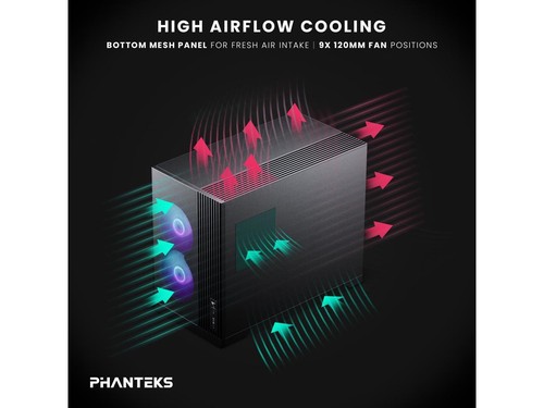 Phanteks XT M3, kompaktes Micro-ATX Gaming Gehäuse, High Airflow Performance Mesh, - Bild 3 von 5