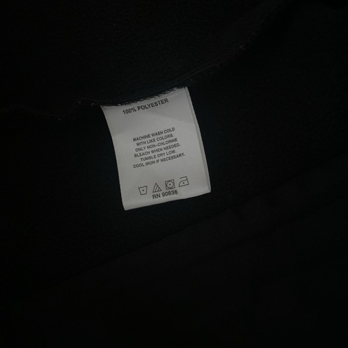Family Dollar Employee Soft Shell Jacket Men’s Large Black Zip Pockets - Picture 9 of 10