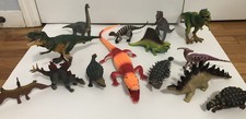 Dinosaur Lot Of 14 Plastic Figurines Play Imagination