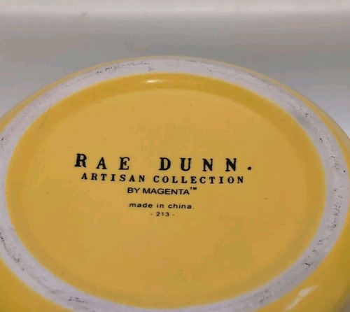 RAE DUNN Artisan Collection Plant Lady Pflanzgefäß gelb - Bild 3 von 5