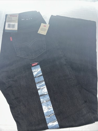 Levi's Boy's 505 Straight Leg Regular Fit Denim Jeans Size 18 Slim 27x29