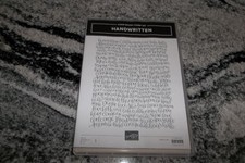 Stampin Up "Handwritten" Rubber Stamp New