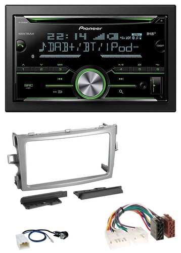 Pioneer Bluetooth MP3 DAB 2DIN USB CD Autoradio für Toyota Verso 2009-2018 silbe