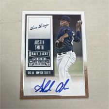 Panini 2015 Contenders Austin Smith Draft Ticket Autograph #23 San Diego Padres