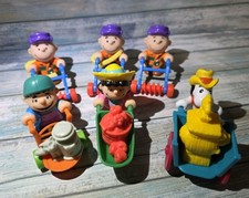 Vintage McDonalds 1989 PEANUTS GANG FARM Happy Meal Complete Set 2