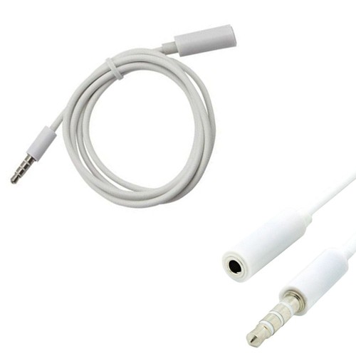 Male to Female Headphone Extender Adaptor Extension Cable Aux 3.5mm - Bild 2 von 9